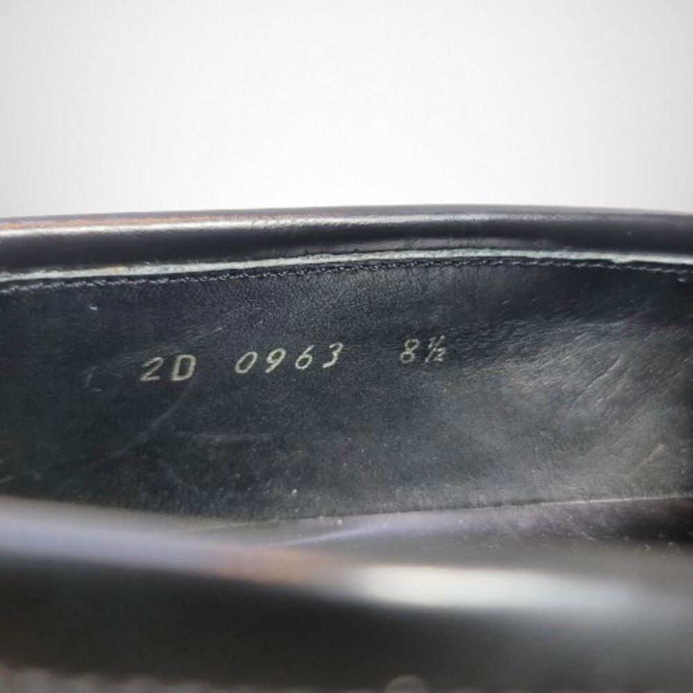 Prada Brushed Leather Triangle Logo Loafers Size: 8.5 - Picture 7 of 16